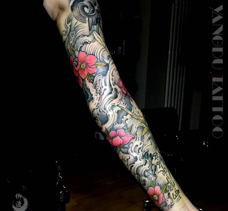 原创 花臂纹身图片_原创纹身图案