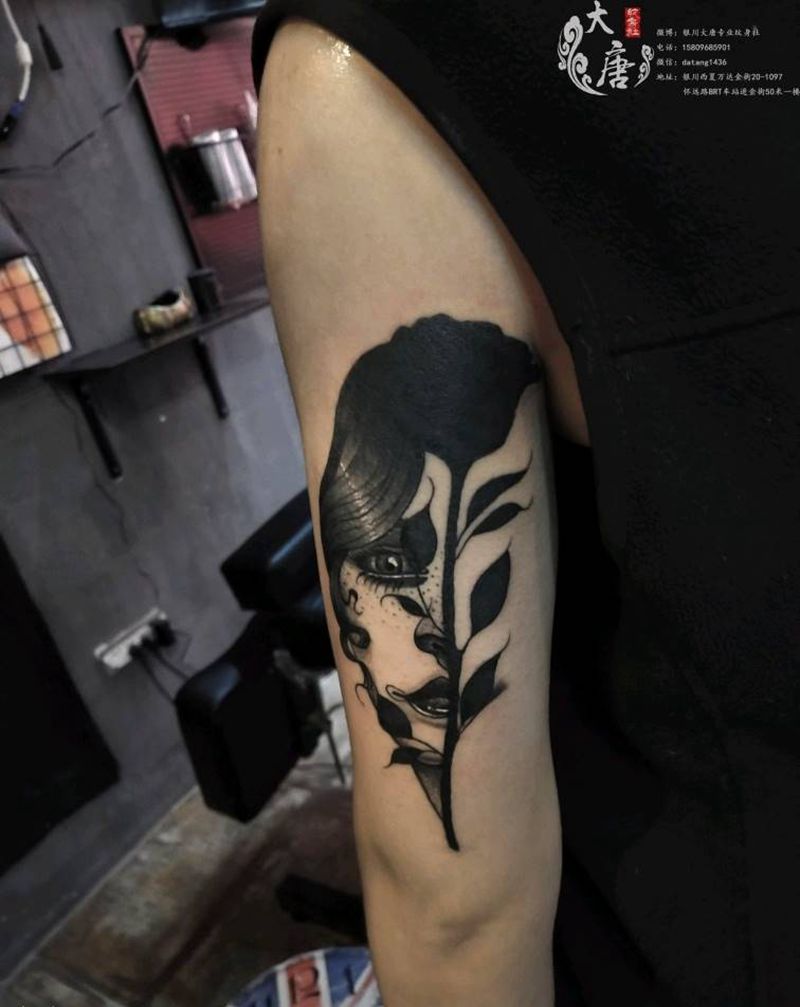 银川纹身纹身图片_手臂纹身图案