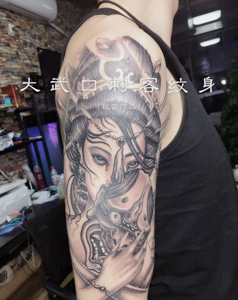 程雷作品纹身图片