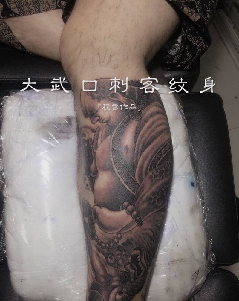 罗汉完工纹身图片