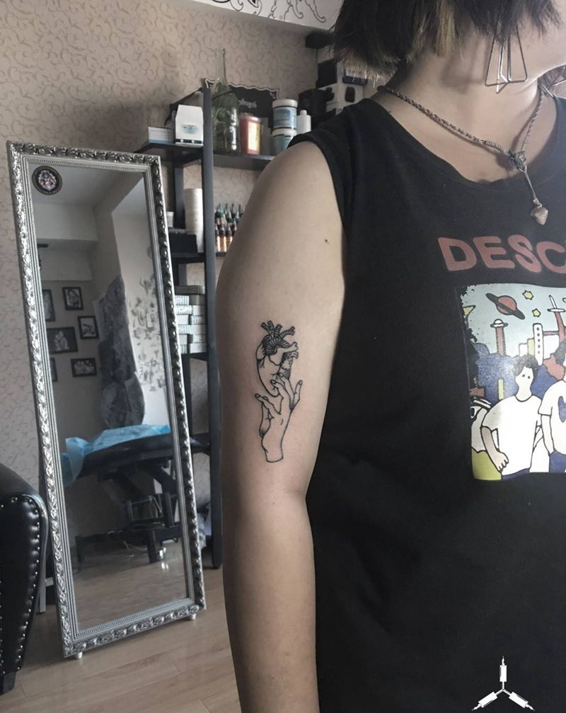 今工／说不上什么名字的图…纹身图片_手臂几何纹身图案