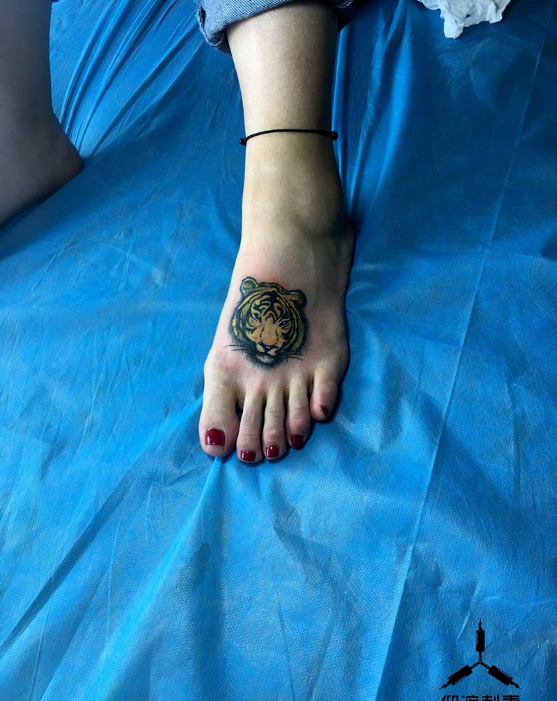 小老虎纹身图片_原创纹身图案