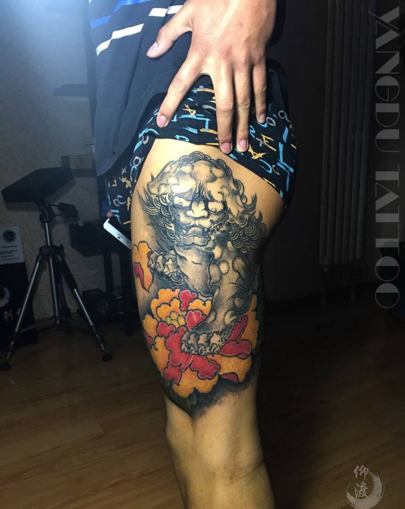 富贵唐诗纹身图片_原创纹身图案