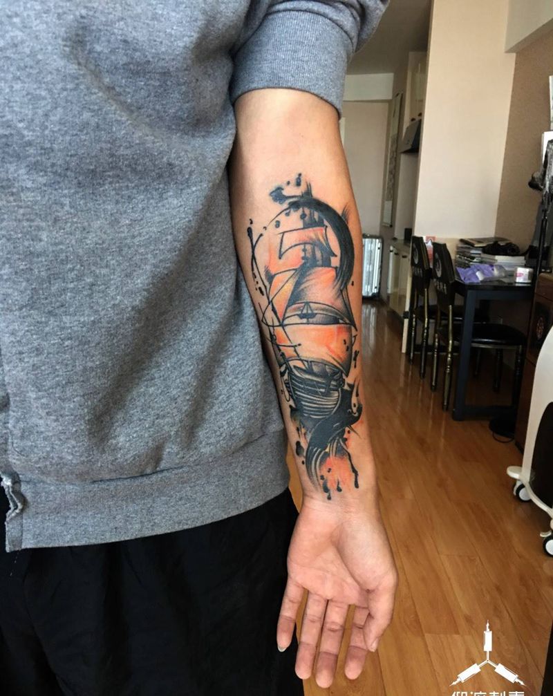 纹身恢复后！纹身图片_原创纹身图案