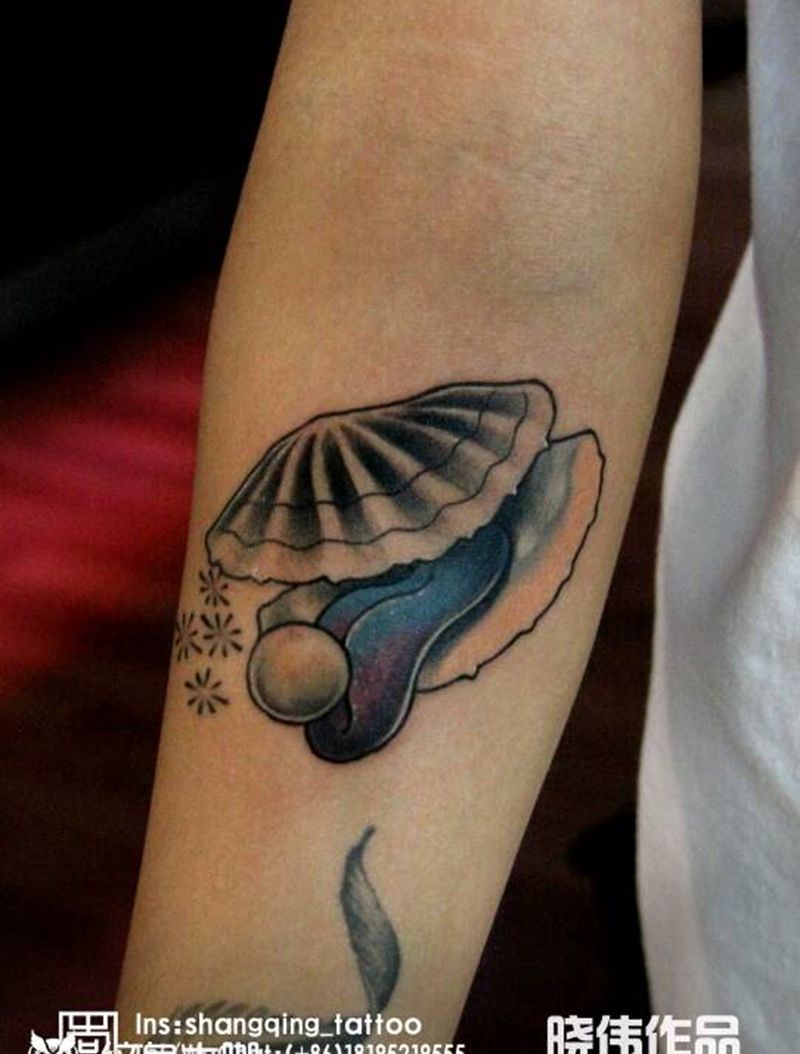 小卡通纹身图片_手臂欧美清新成品纹身图案