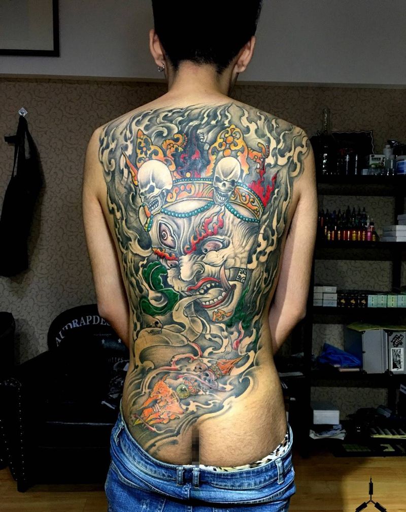 旧图修改／仰渡刺青纹身图片