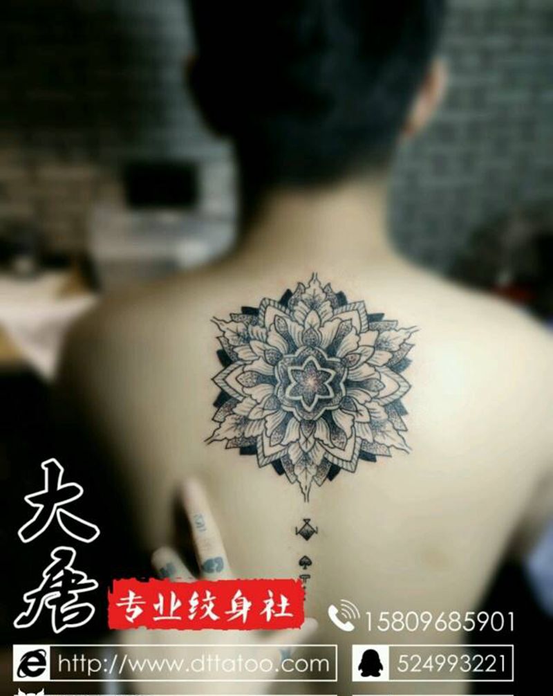 点刺纹身图片_￥900银川大唐纹身图案