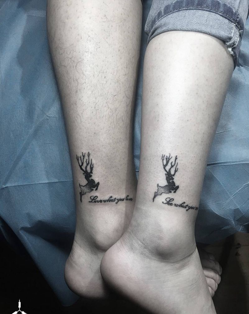 情侣纹身／仰渡纹身图片_原创纹身图案