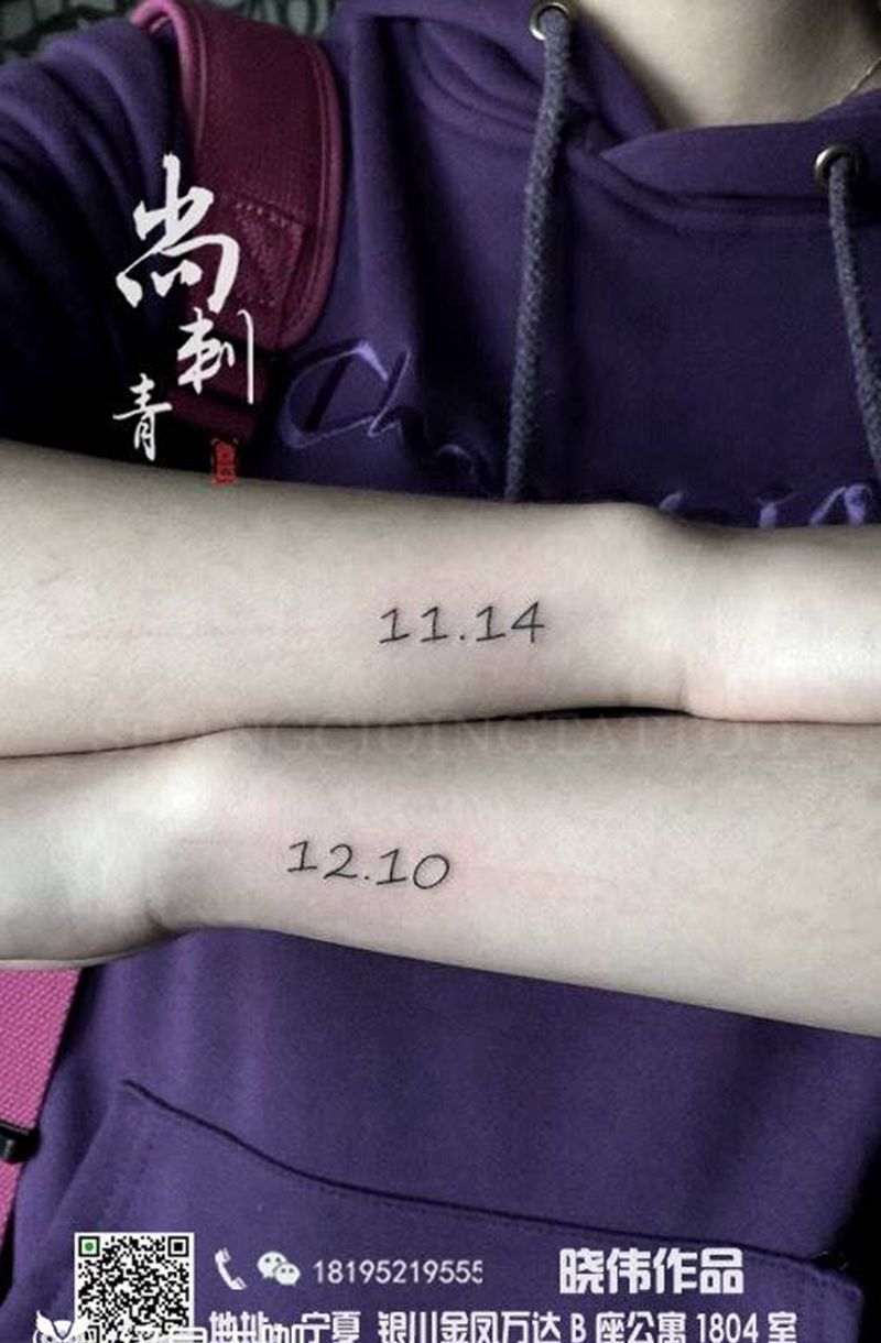 小字母纹身图片