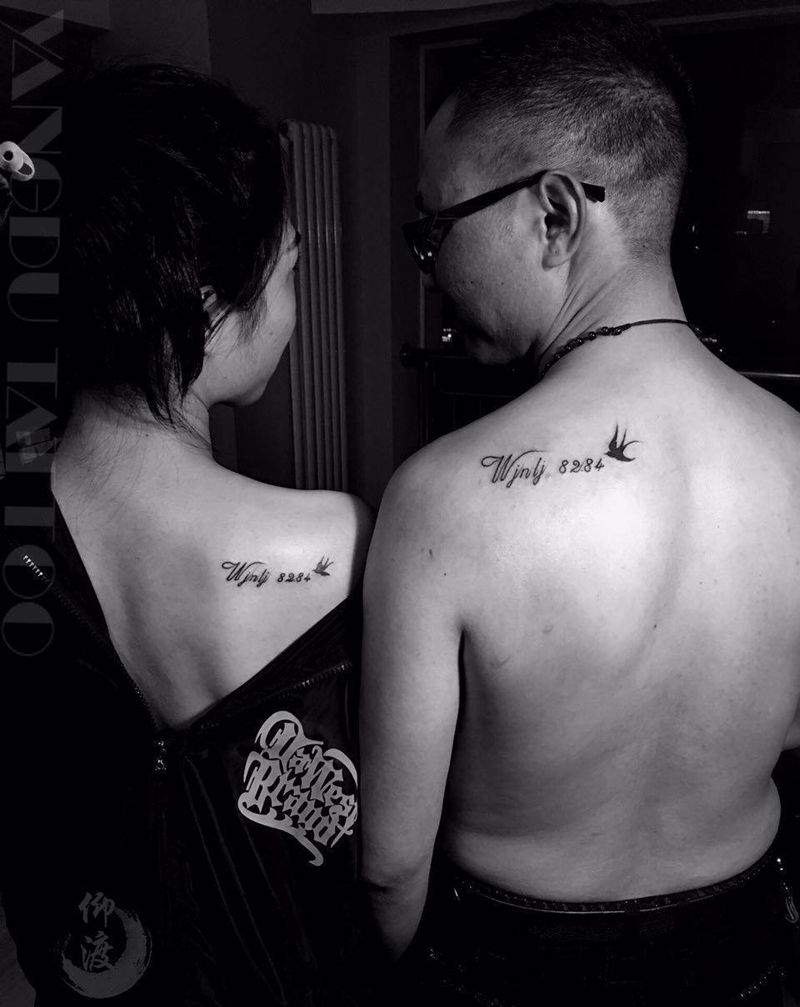 情侣 纹身纹身图片_原创纹身图案