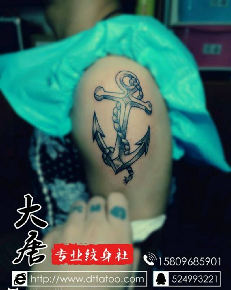 锚纹身图片_￥300纹身图案