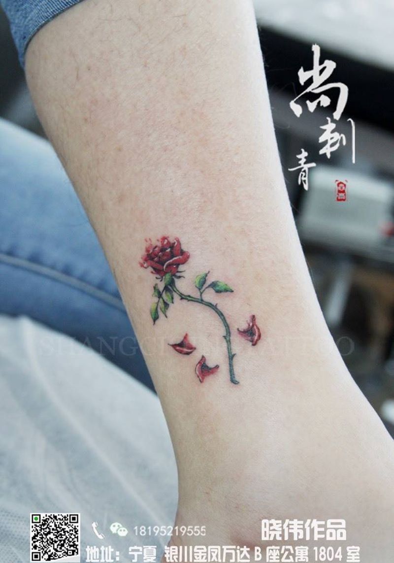 小清新纹身图片_成品手臂脚部肩部清新欧美纹身图案