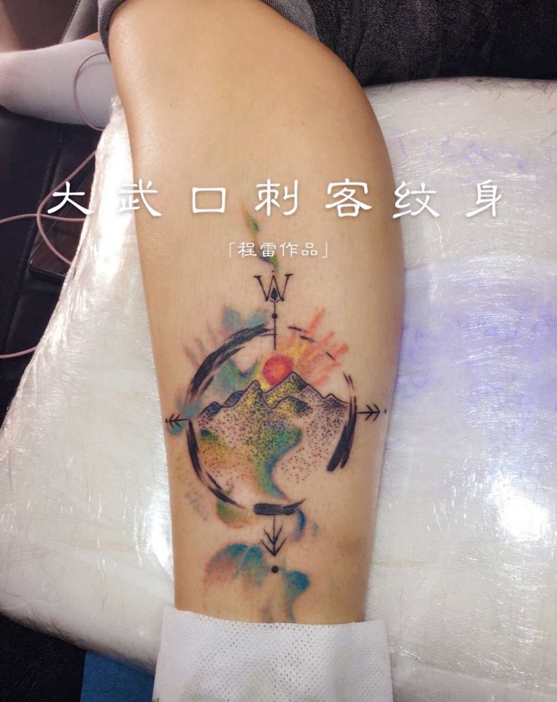 一大一小纹身图片