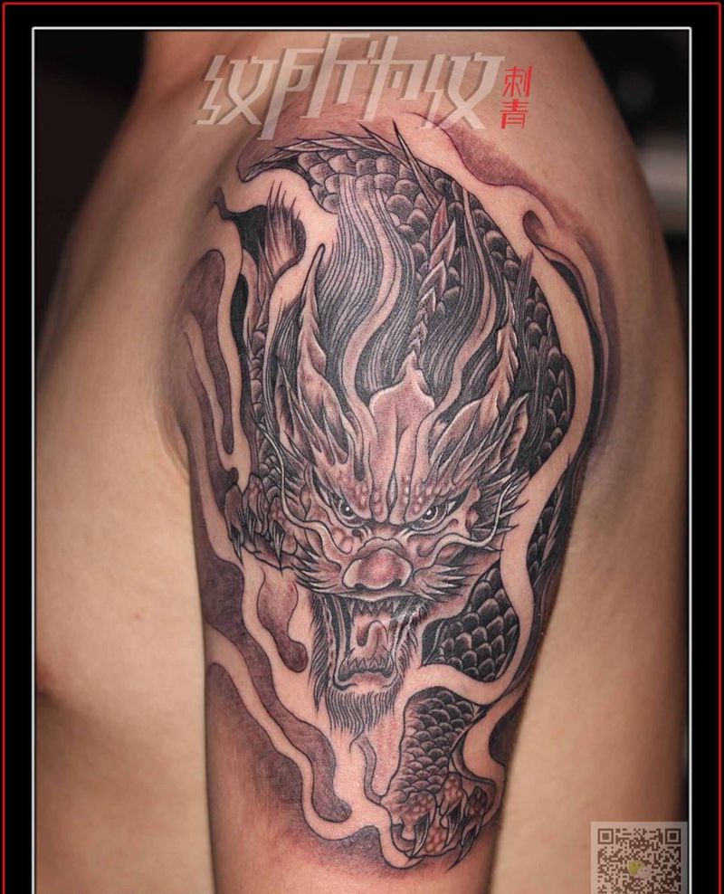 麒麟纹身图片