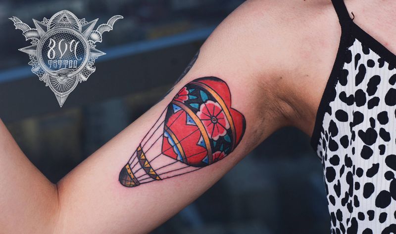 Oldschool纹身图片_手臂Old School纹身图案