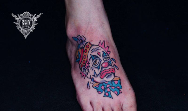 Oldschool纹身图片_脚部Old School纹身图案