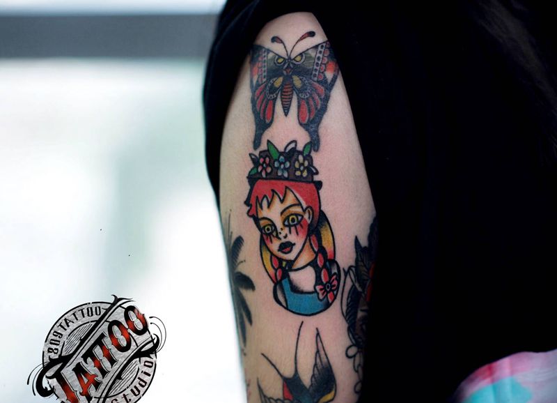 Oldschool纹身图片_手臂Old School纹身图案