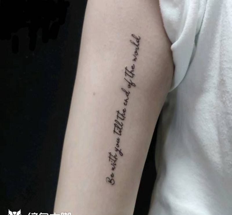 英文纹身图片_手臂纹身图案