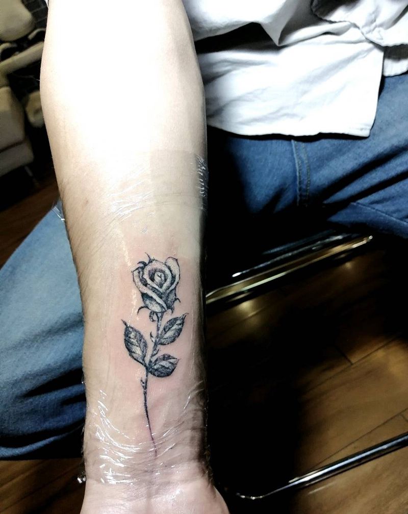 手留余香纹身图片_手臂纹身图案