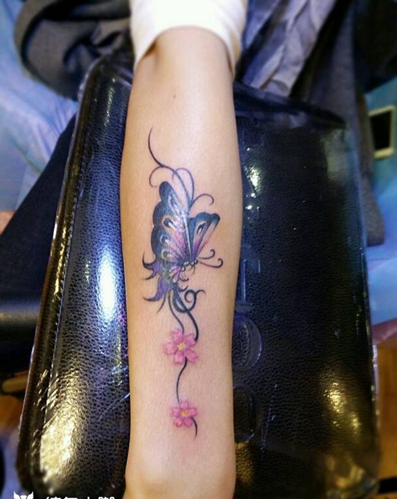 蝴蝶纹身图片