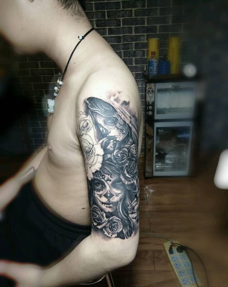 未完成纹身图片