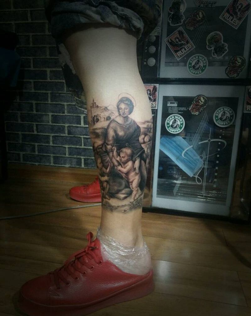 圣母纹身图片