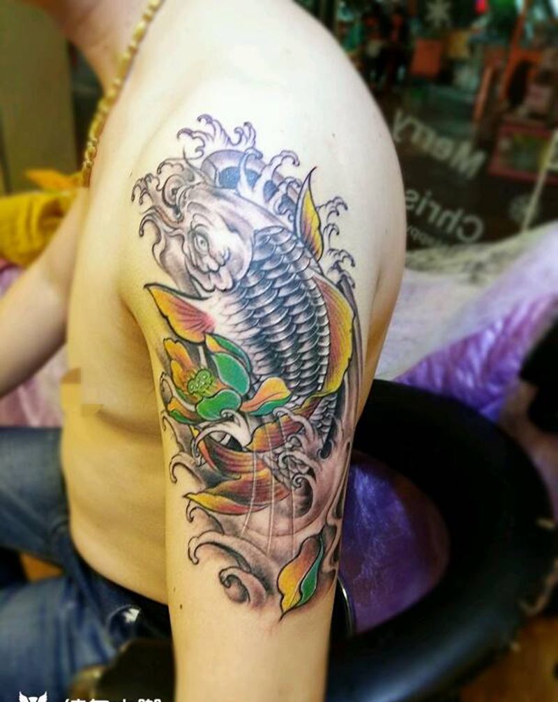 鱼纹身图片