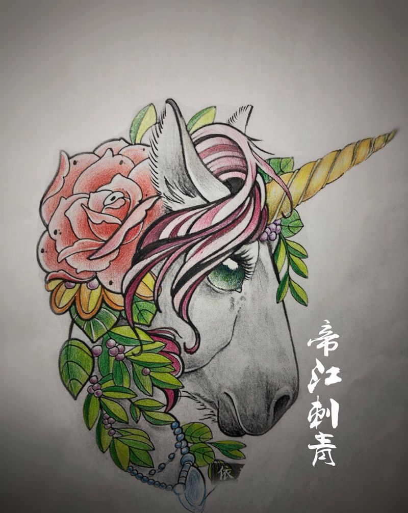 一些修改和画的手稿纹身图片_背部手臂纹身图案