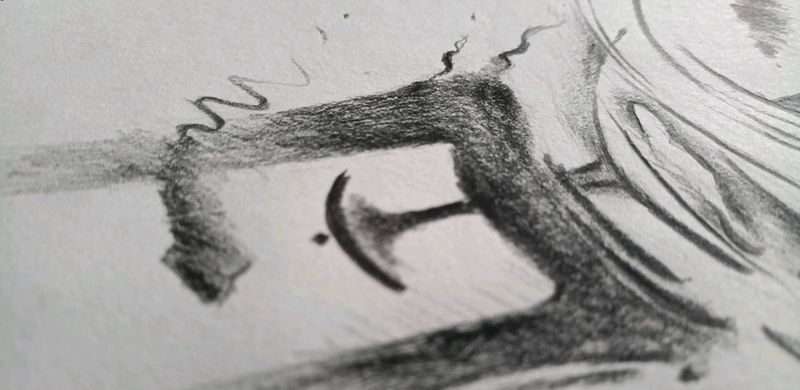 书法手稿纹身图片