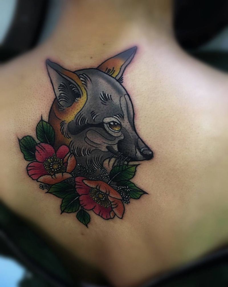 小狐狸纹身图片