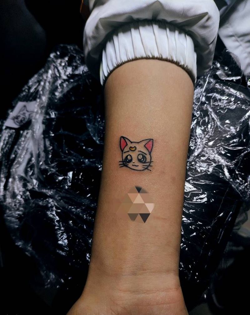 小猫纹身图片