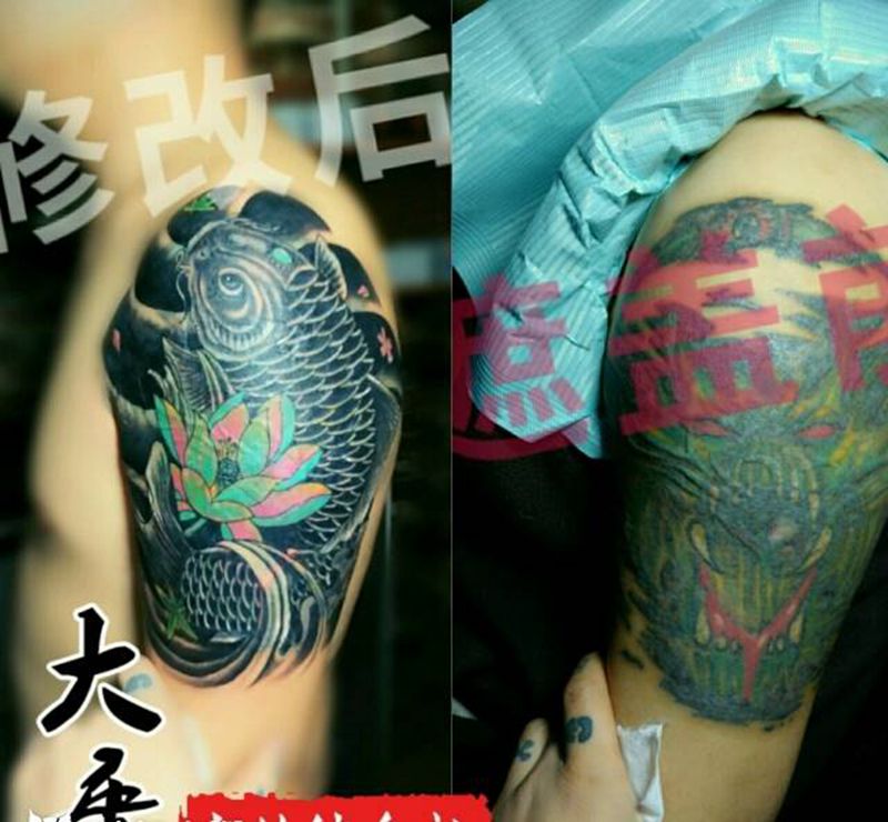 强力遮盖纹身图片_银川大唐纹身图案
