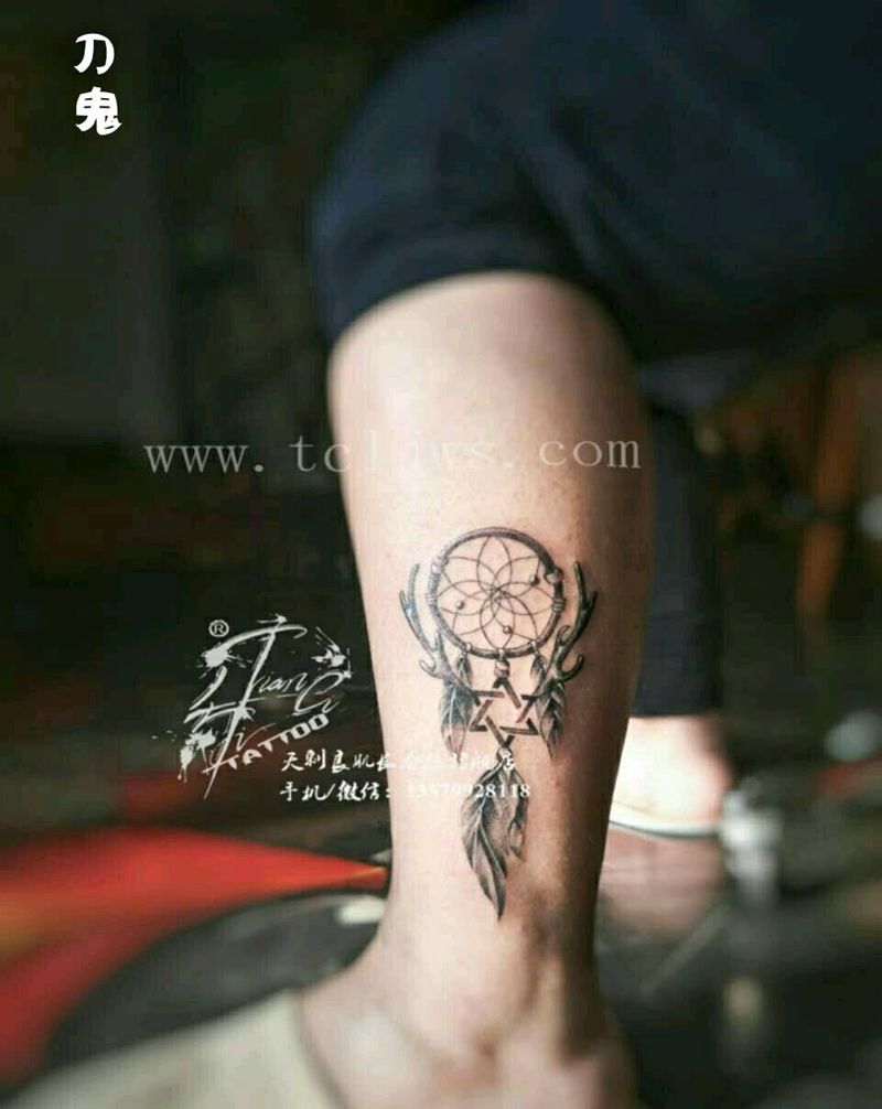 捕梦网，纹身图片