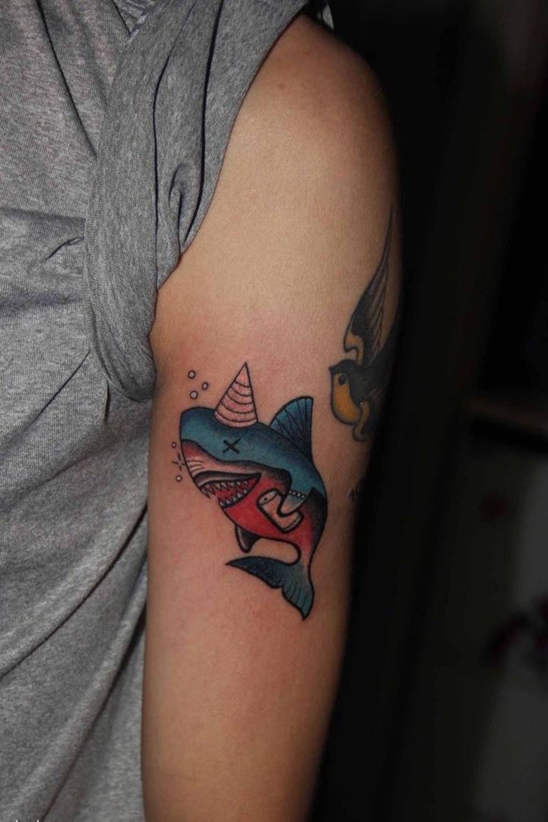 鲨鱼纹身图片