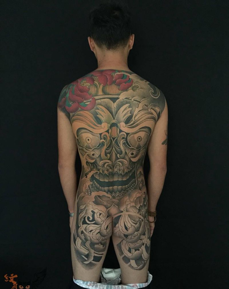 为完成嘎巴啦纹身图片