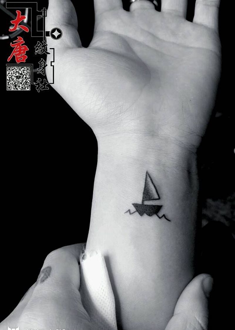 船纹身图片_银川刺青大唐纹身图案