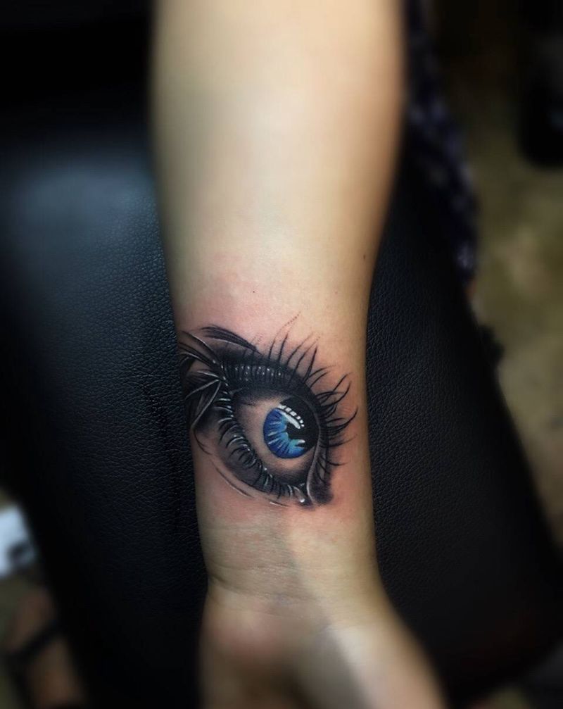 眼睛纹身图片