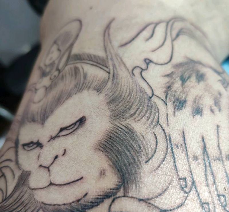 未完纹身图片_新传统纹身图案