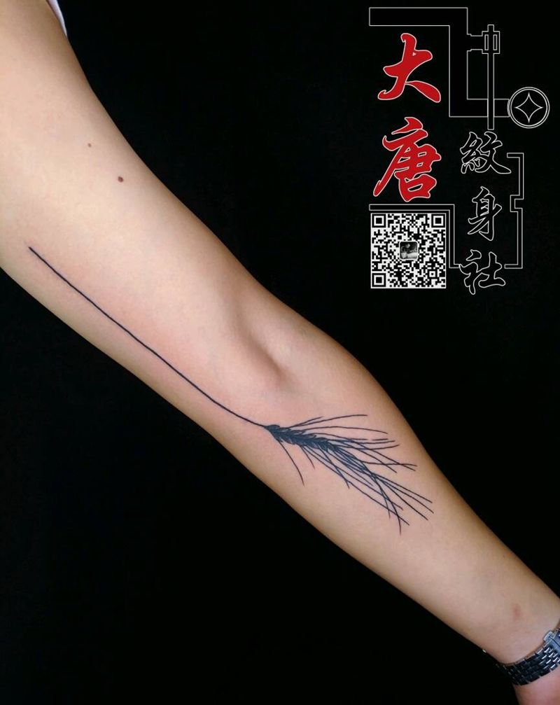 穗纹身图片_银川大唐纹身图案