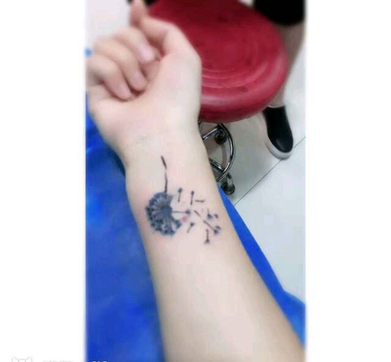 蒲公英纹身图片