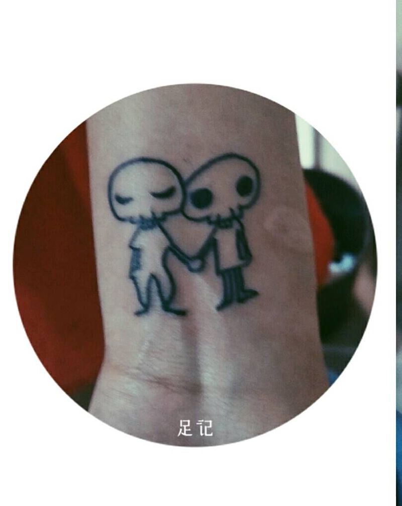 外星人纹身图片