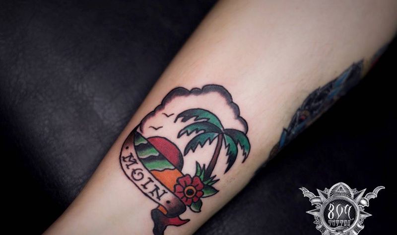 Old school纹身图片