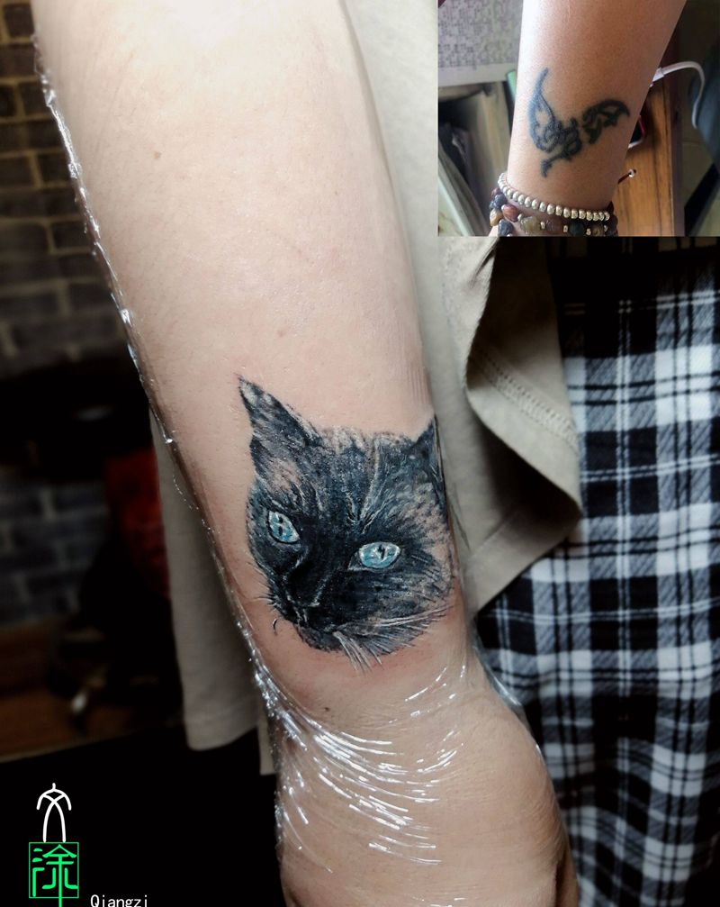 遮盖纹身图片_手臂纹身图案