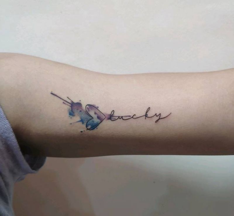 水彩纹身图片_水彩纹身图案