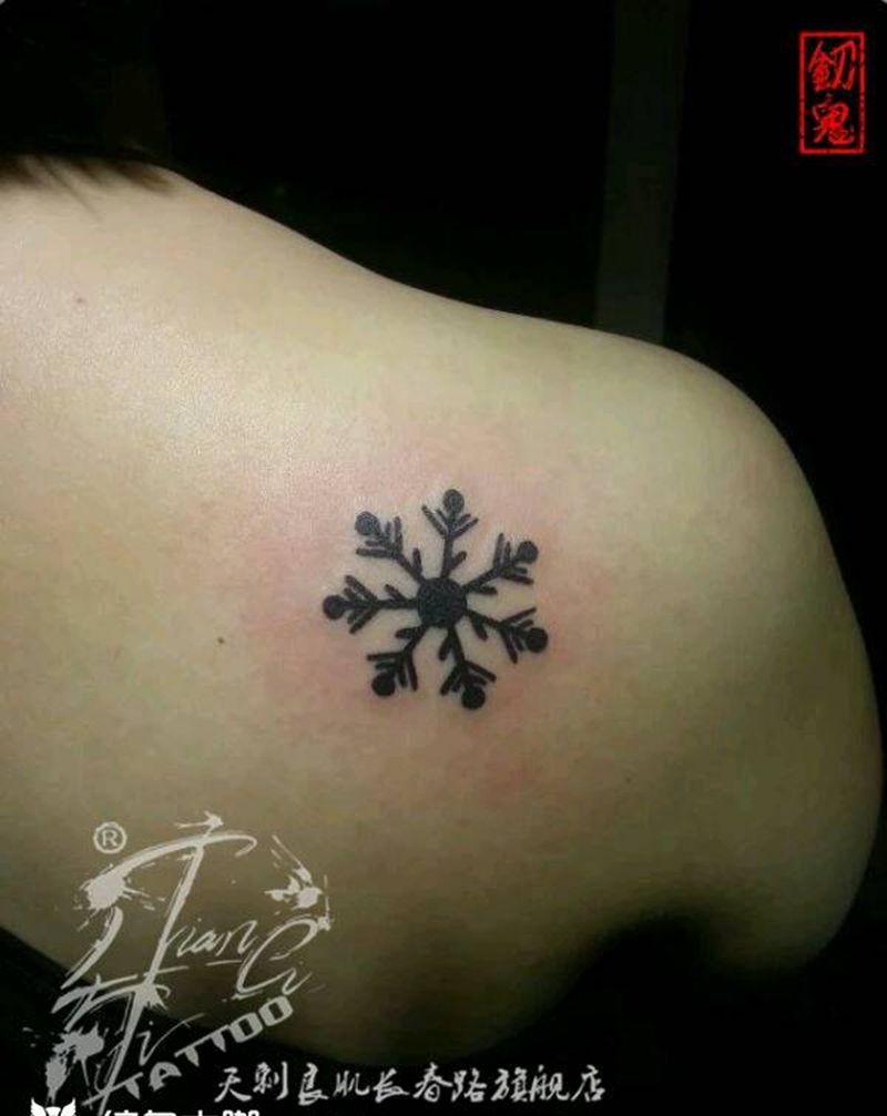 情侣，闺蜜纹身图片_清新图腾情侣成品纹身图案