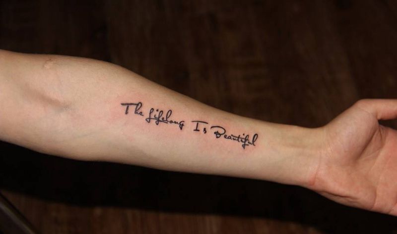 英文字纹身图片