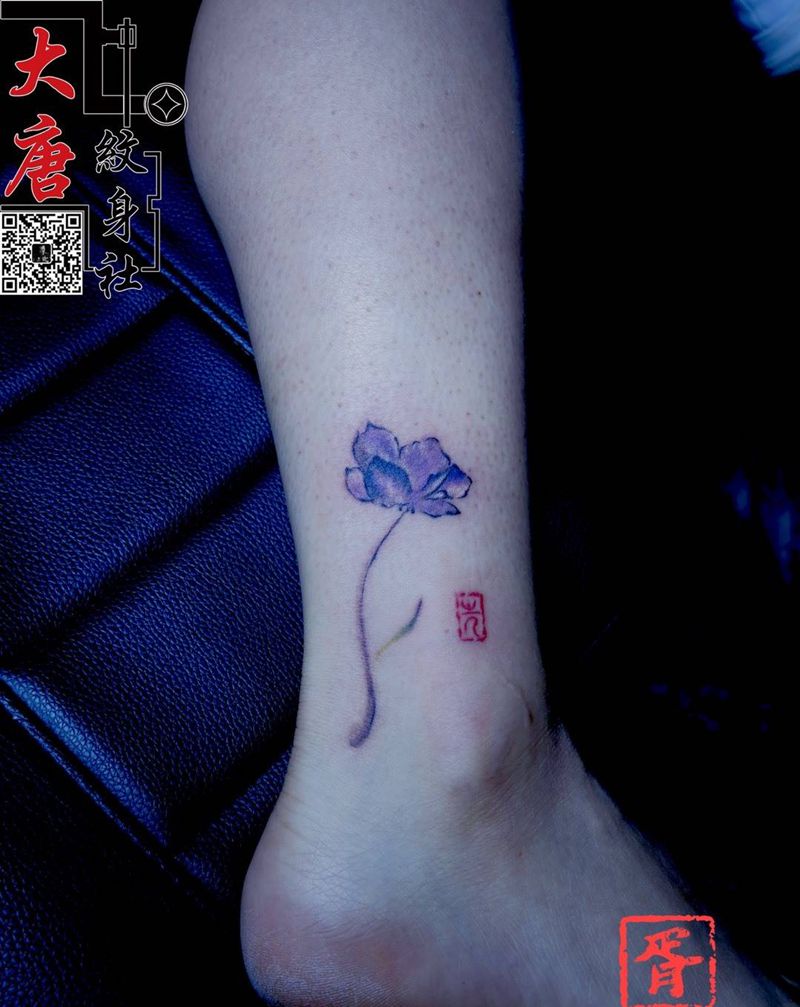 花纹身图片_银川银川刺青大唐社纹身图案