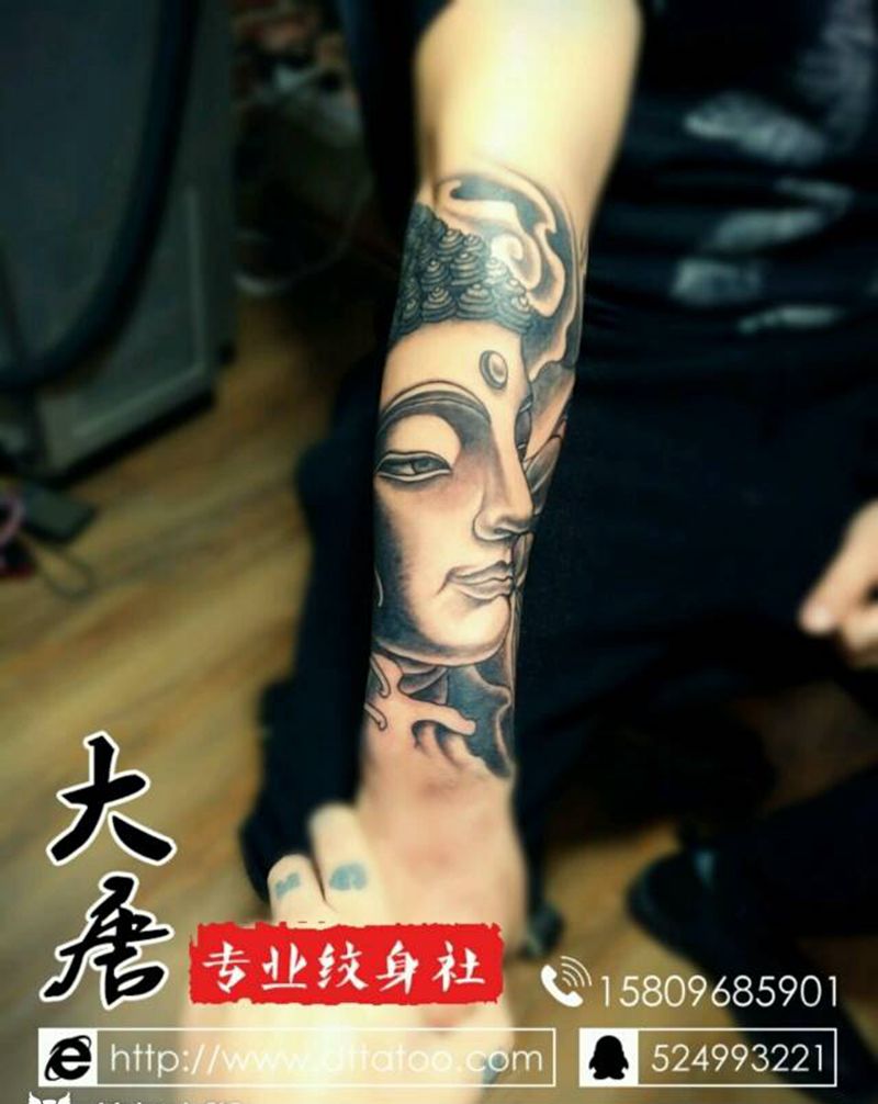 包小臂纹身图片_银川大唐纹身图案