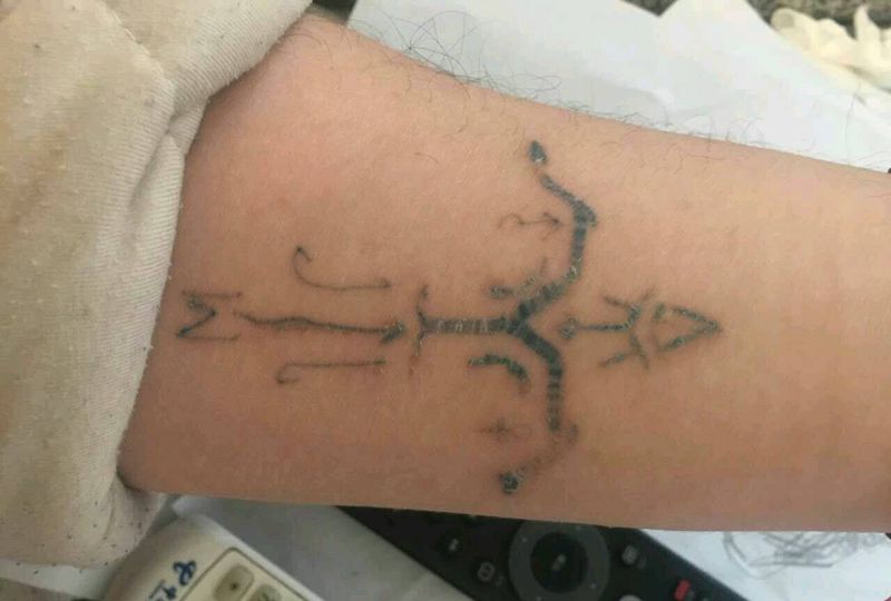 老图修改纹身图片_手臂成品纹身图案