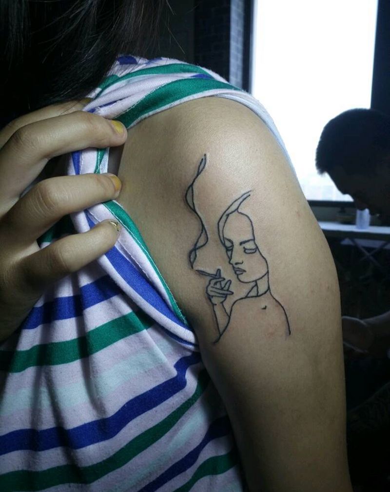 今日作品纹身图片